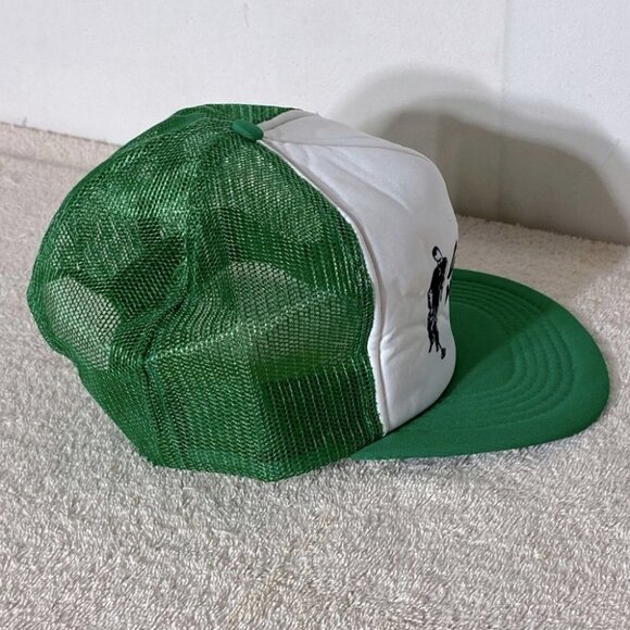 Vintage Garrett Metal Detectors Green Mesh Snap Back Trucker Hat - Picture 2 of 8